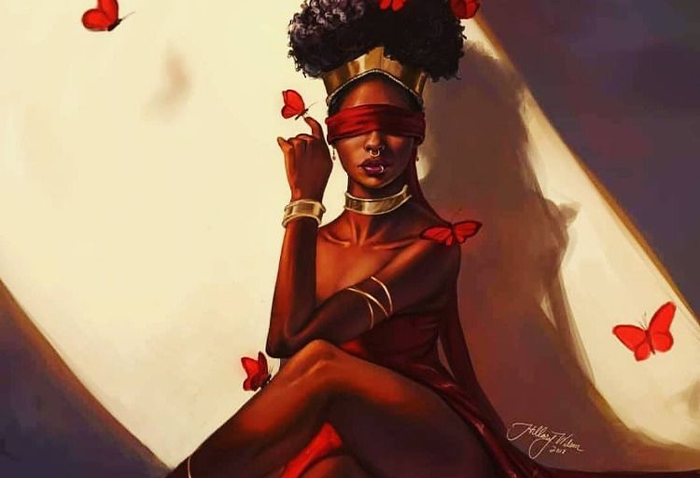 Image of African Goddess by Unknown Artist for Maisha Podcast